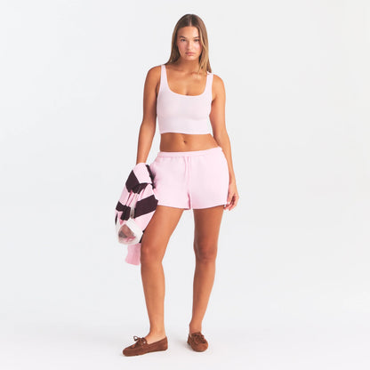 COTTON FLEECE SHORT | CHERRY BLOSSOM