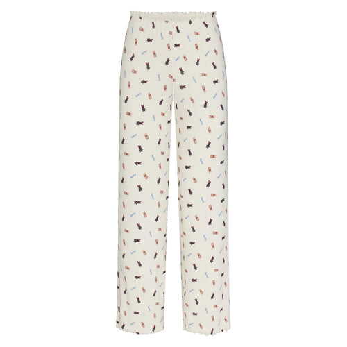 LOGO POINTELLE STRAIGHT LEG PANT | MARBLE TOSSED BUNNY