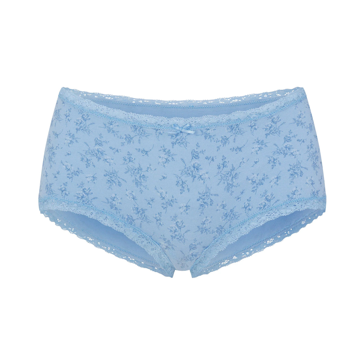 LIGHTWEIGHT COTTON LACE BOY SHORT | SURF DAINTY FLORAL PRINT