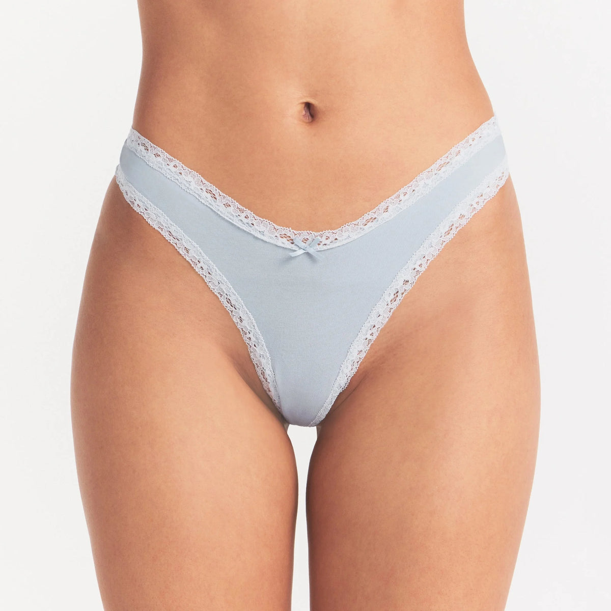 LIGHTWEIGHT COTTON LACE THONG | AIRSPACE