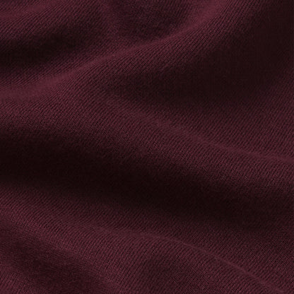 COTTON FLEECE CREWNECK | CURRANT ARCHED SKIMS PLAID