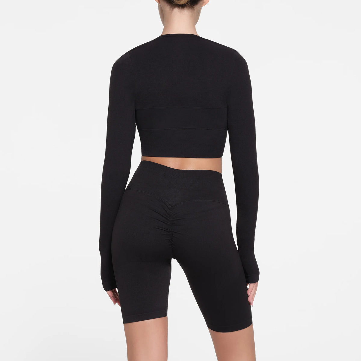 CONTOUR NYLON SHRUG | ONYX