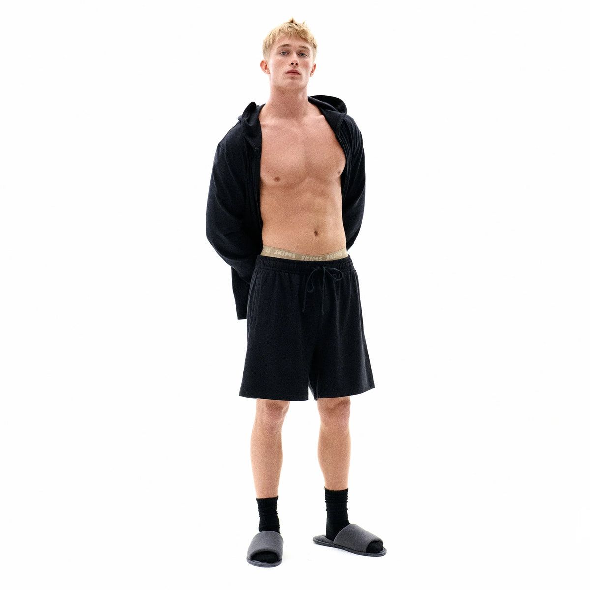 JERSEY LOUNGE MENS RELAXED SHORT | OBSIDIAN