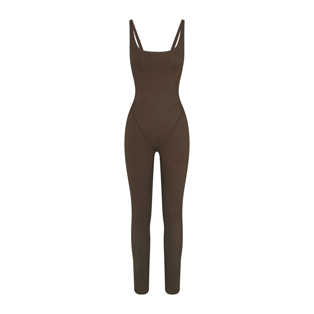 NikeSKIMS MATTE CORSET 29" ONE PIECE | DARK SEPIA