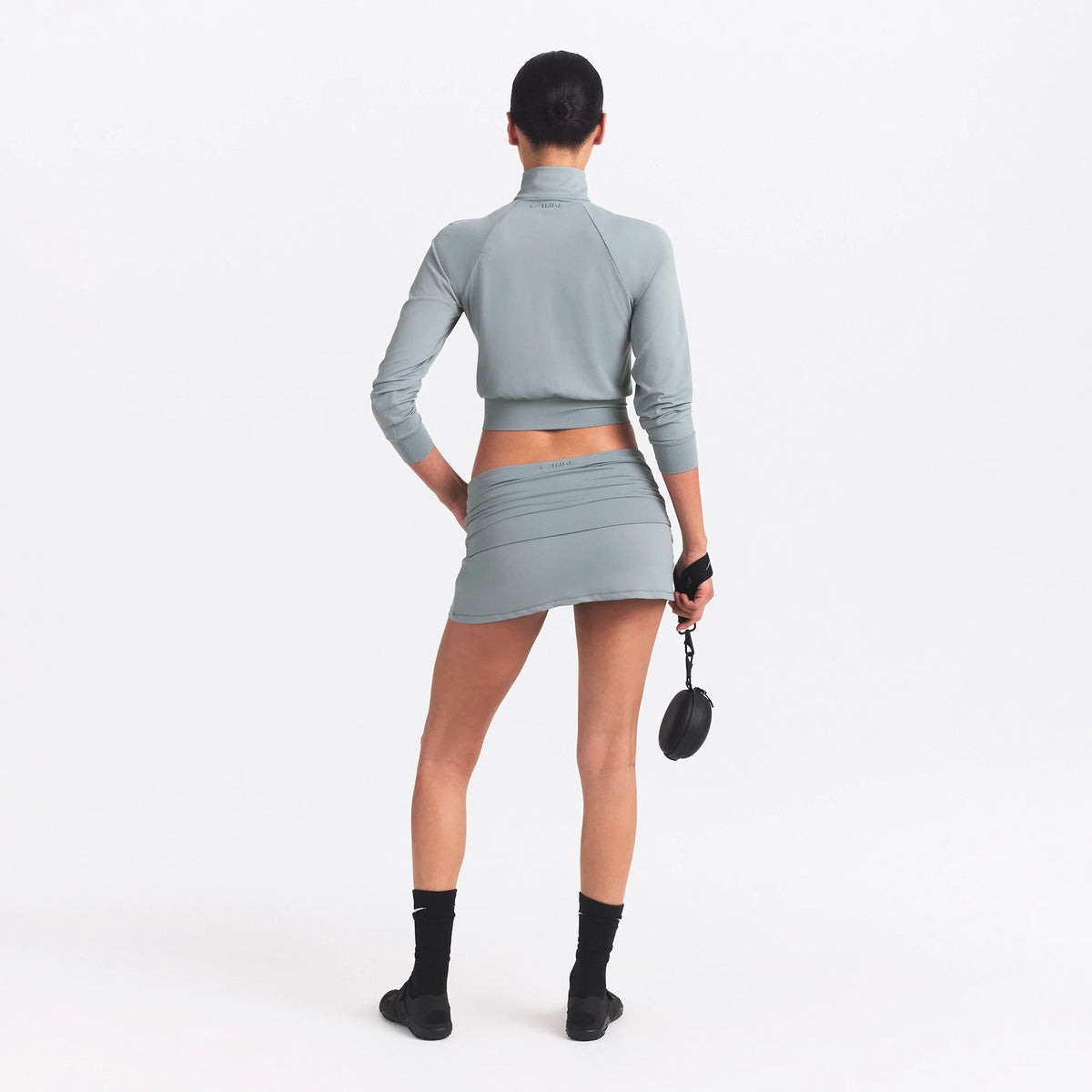 NikeSKIMS AIRY DRI-FIT™ FOLDOVER SKORT | WASHED PACIFIC