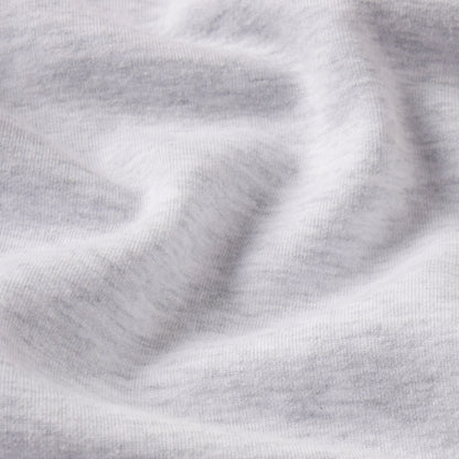 COTTON FLEECE LOGO CLASSIC STRAIGHT LEG PANT | LIGHT HEATHER GREY WITH ONYX LOGO