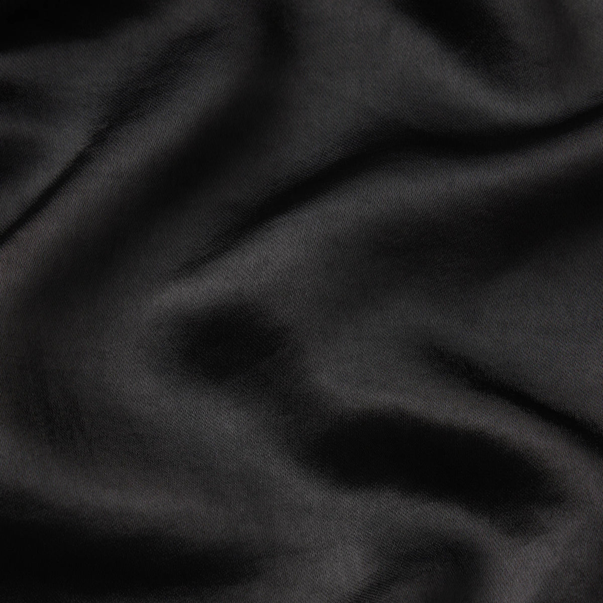 LIGHTWEIGHT SATIN STRAIGHT LEG PANT | OBSIDIAN