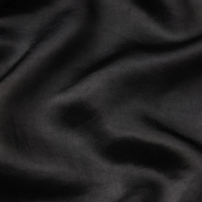 LIGHTWEIGHT SATIN STRAIGHT LEG PANT | OBSIDIAN