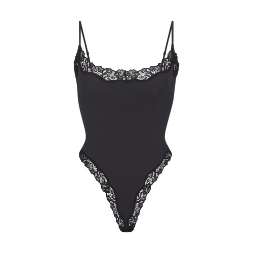 FITS EVERYBODY LACE CAMI BODYSUIT | ONYX