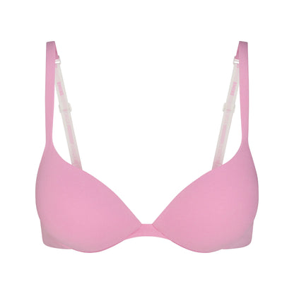 EVERYDAY COTTON ULTIMATE TEARDROP LOGO STRAP PUSH-UP BRA | BUBBLE GUM