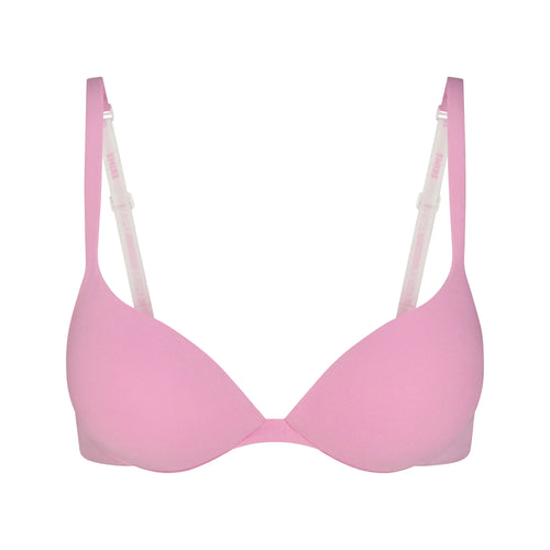 EVERYDAY COTTON ULTIMATE TEARDROP LOGO STRAP PUSH-UP BRA | BUBBLE GUM
