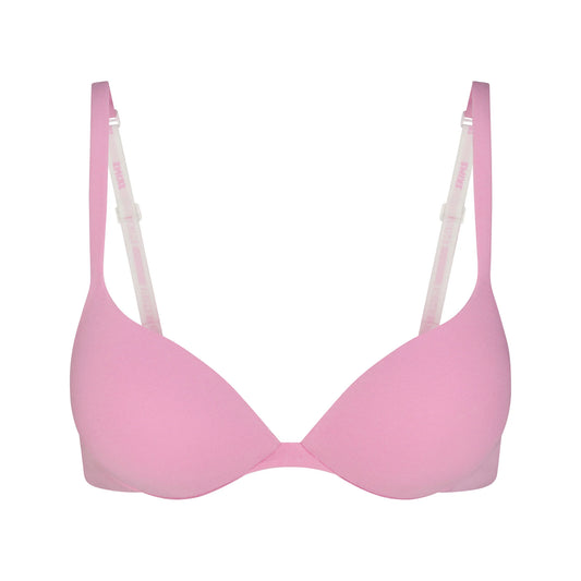 EVERYDAY COTTON ULTIMATE TEARDROP LOGO STRAP PUSH-UP BRA | BUBBLE GUM