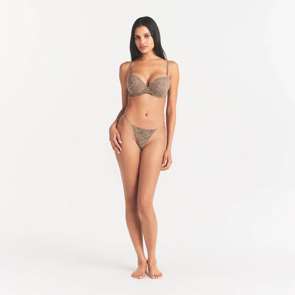 FITS EVERYBODY PUSH-UP BRA | DESERT LEOPARD INK PRINT