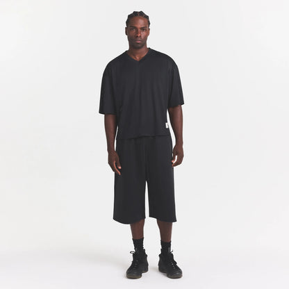 MESH APPAREL MENS CROPPED JERSEY | ONYX