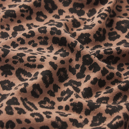 COTTON JERSEY T-SHIRT | SIENNA NATURAL LEOPARD