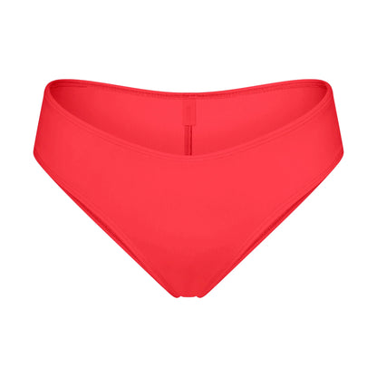 ICONIC SWIM HIPSTER BIKINI BOTTOM | CARMINE
