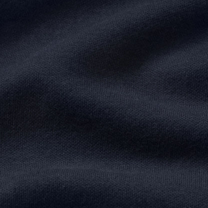 COTTON FLEECE STRAIGHT LEG PANT | NAVY
