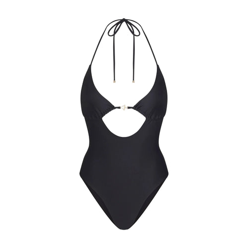ICONIC SWIM HARDWARE ONE PIECE | OBSIDIAN