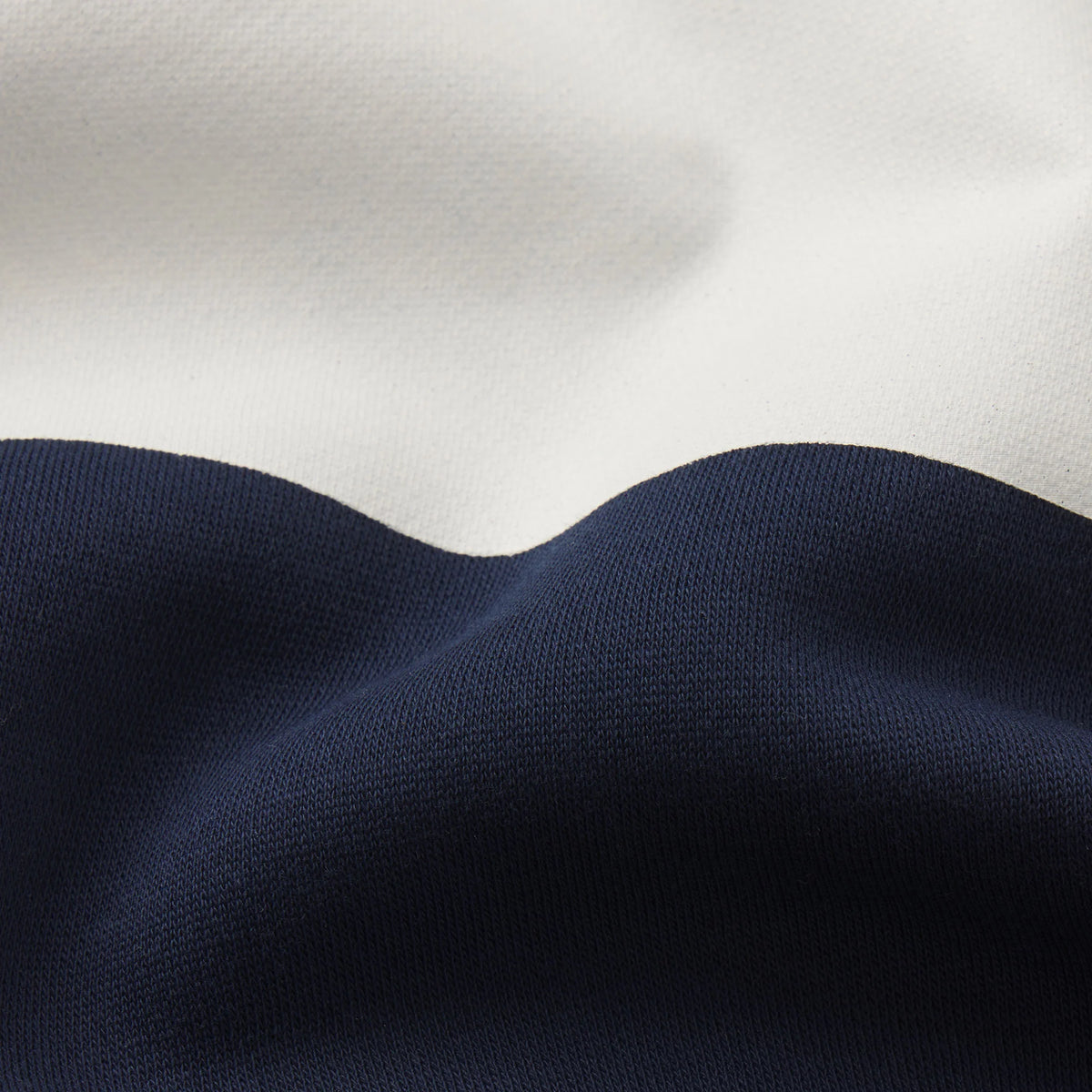 FLEECE LOUNGE MENS RUGBY POLO | NAVY
