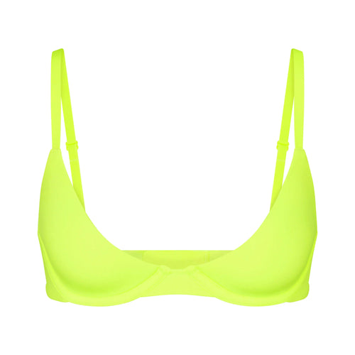 FITS EVERYBODY PLUNGE BRA | GREEN HIGHLIGHTER