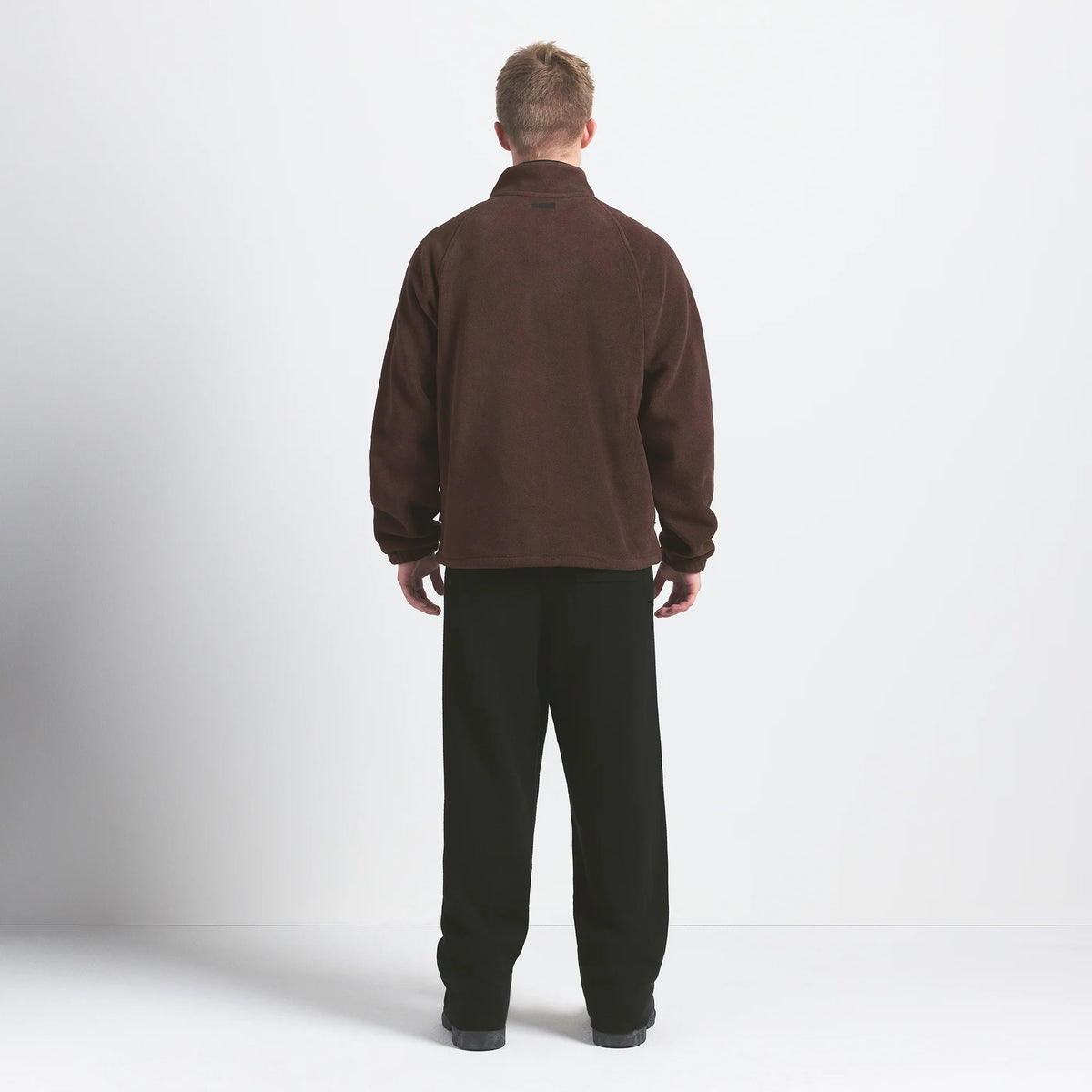 ARCTIC FLEECE MENS ZIP UP JACKET | ESPRESSO