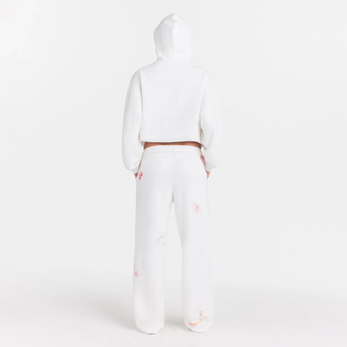 COTTON FLEECE STRAIGHT LEG PANT | SNOW ESSENTIALS