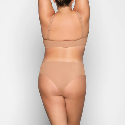 NAKED PLUNGE BRALETTE | OCHRE