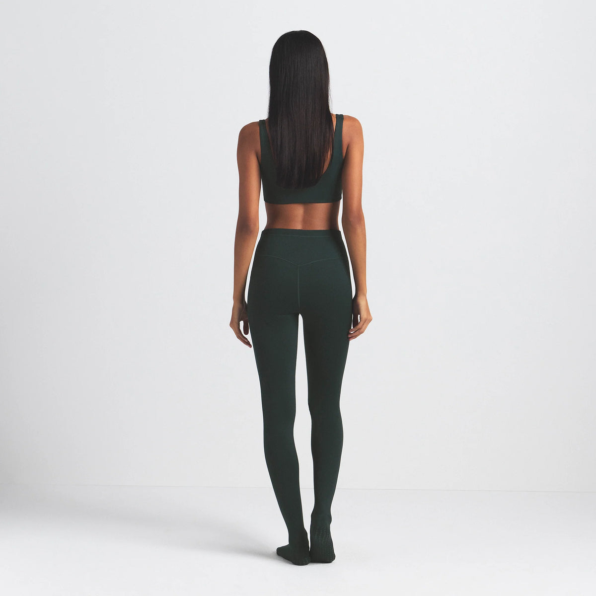 NikeSKIMS MATTE FOOTSIE GRIP LEGGING | DARK TEAL