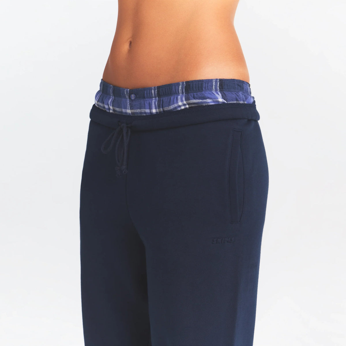 COTTON FLEECE JOGGER | NAVY