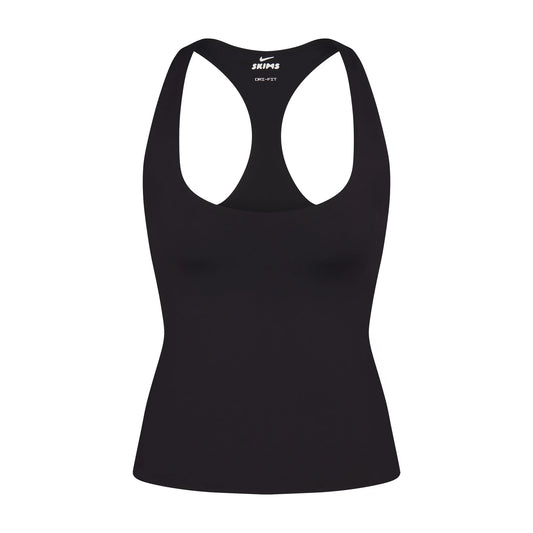 NikeSKIMS MATTE RACERBACK TANK | OBSIDIAN