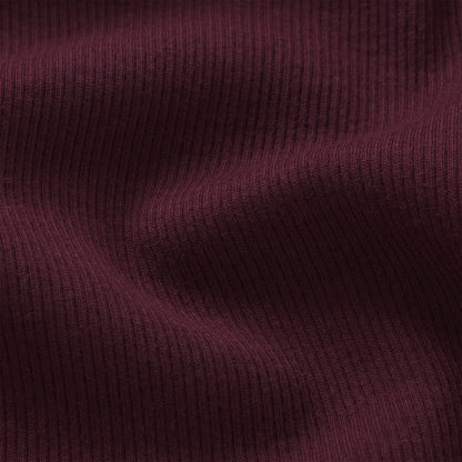 COTTON RIB BOXER | CURRANT