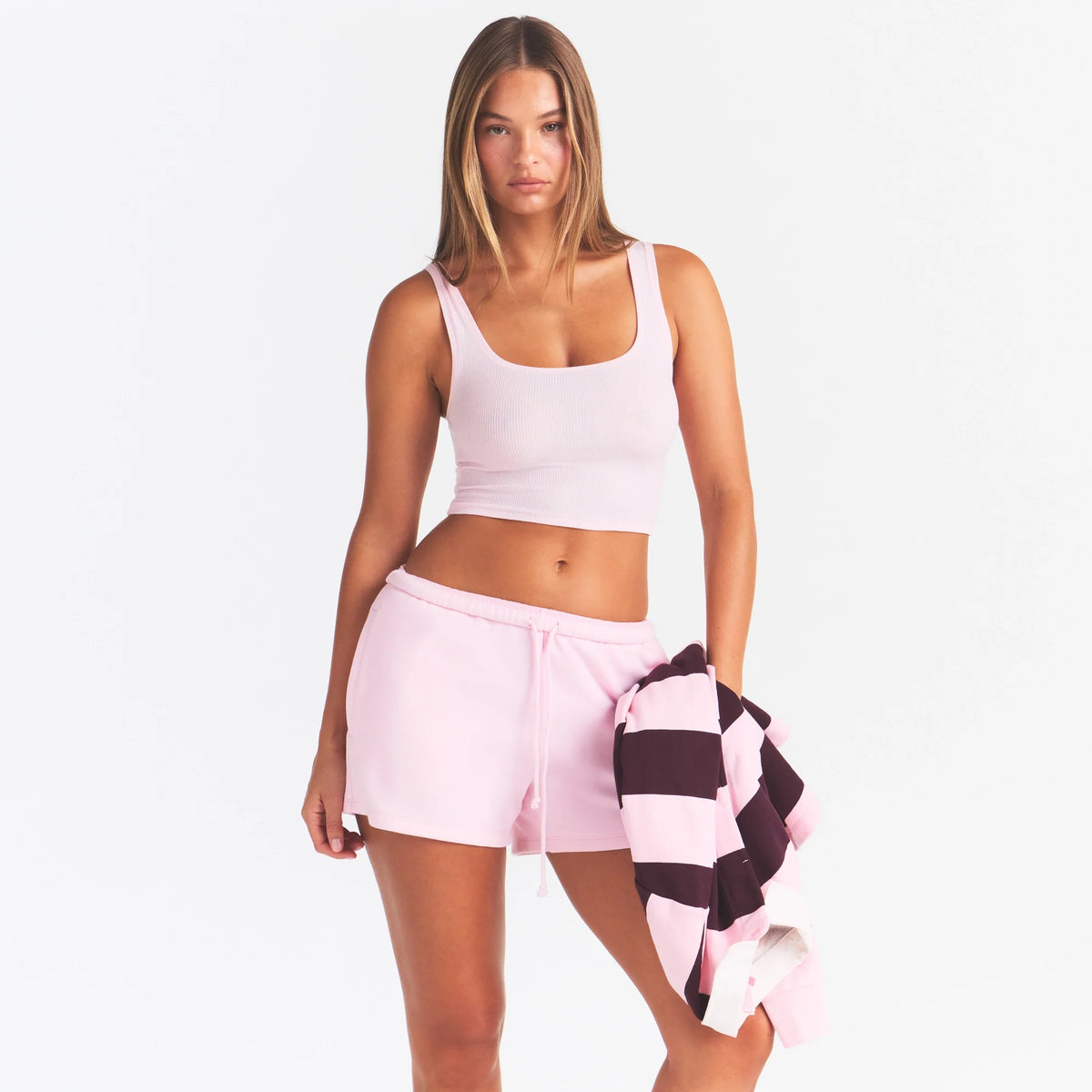 COTTON FLEECE SHORT | CHERRY BLOSSOM