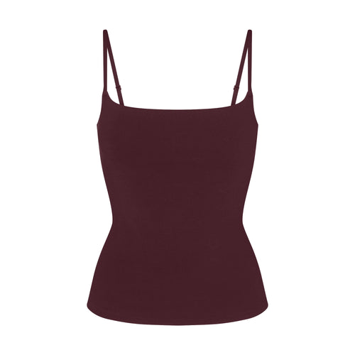 COTTON JERSEY CAMI | CURRANT