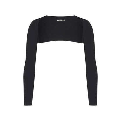 CONTOUR NYLON SHRUG | ONYX