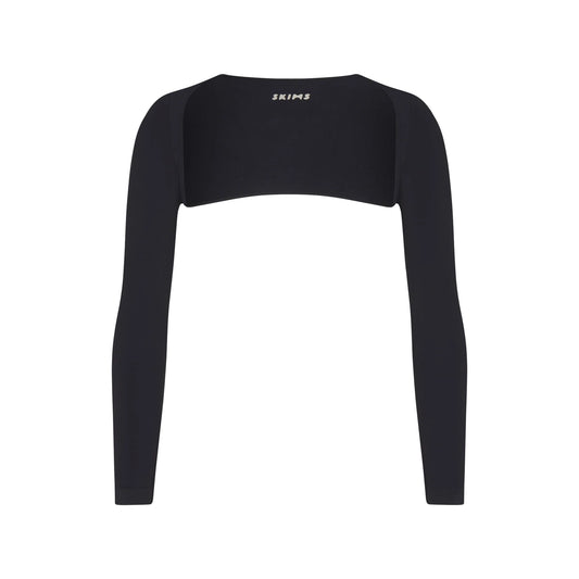 CONTOUR NYLON SHRUG | ONYX
